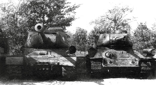 IS-2 v porovnání s T-34/76